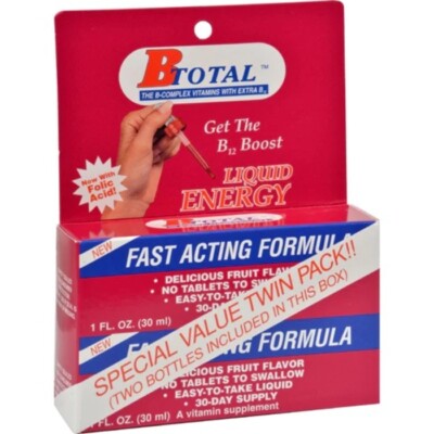 SUBLINGUAL VITAMIN B TOTAL LIQUID TWIN PAK 2X1OZ 