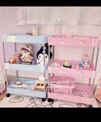 Sanrio Kuromi Cinnamoroll Hello Kitty 3 Tier Shelf Storage