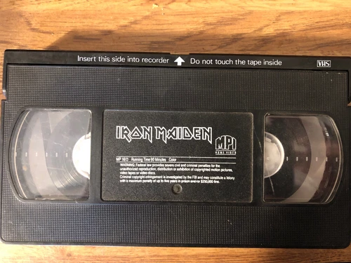 Iron Maiden - 12 Wasted Years (VHS) With Slipcover, MPI Home Video No Case