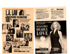 L.A. LAW (plus stars) tv show 1/2 POUND clippings lot susan dey-harry hamlin-etc — photo 1