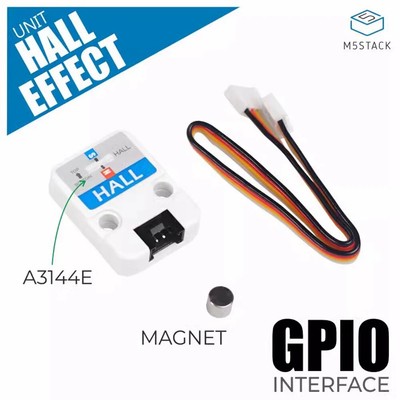 M5Stack Hall sensor A3144EDoor magnetic alarm induction switch speed measurement