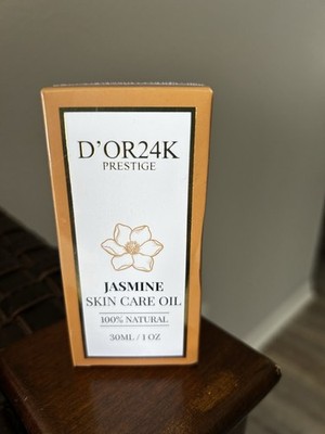 D'OR 24K Prestige Jasmine Face & Neck Oil Moisturizer, 100% Natural 30ml/1oz