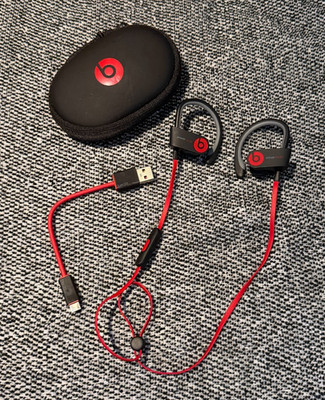 Beats by Dr. Dre Powerbeats2 Wireless Ear-Hook Headphones - Black/Red