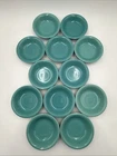 12 Fiesta Fruit Bowls 5 3/8" 6oz Turquoise Fiesta Bowl Small  VGUC