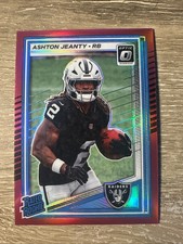 2025 Panini Donruss Optic - ASTHON JEANTY RC - Pink SP - Las Vegas Raiders