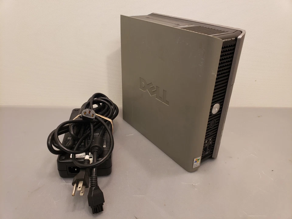 Dell Optiplex 755 USFF Desktop PC Core 2 Duo 2.23GHz 2GB 2TB WinXP w/ Adapter - Image 2 of 4