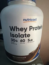 Nutricost Whey Protein Isolate (Chocolate) 5 LBS - Non-GMO & Gluten Free