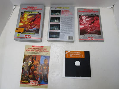 #ad #ad ADamp;D HEROES OF THE LANCE FOR COMMODORE 64 BY SSI TESTED AND WORKING L6🕹️ $59.99