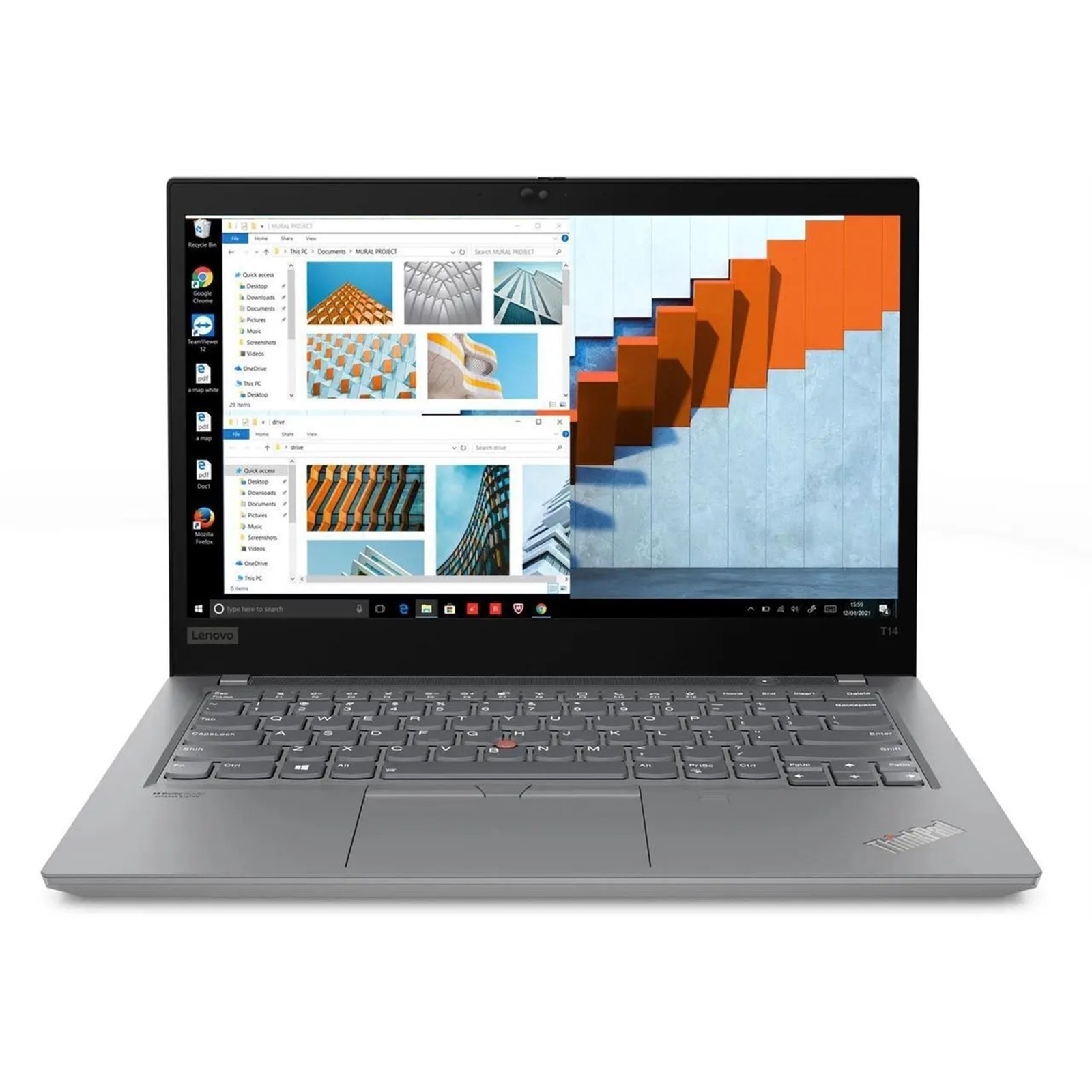 Lenovo Thinkpad T14 Gen 2, 13.3-Inch Laptop, with AMD Ryzen 5, 512GB Solid State Drive (SSD), Windows 11 Pro