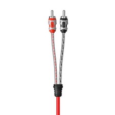 Cerwin Vega RV6 6Ft 2-Channel Dual Twisted RCA Cable with Dual Molded Ends