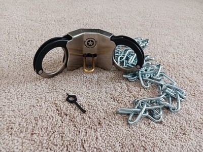 High security transport handcuffs lot - ASP Ultra Hinge, Sisco Box, belly chain