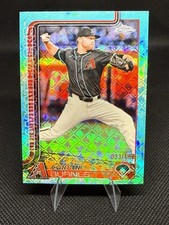 🔥 2025 Topps Chrome Logofractor Aqua Refractor /399 Corbin Burnes Dbacks #17