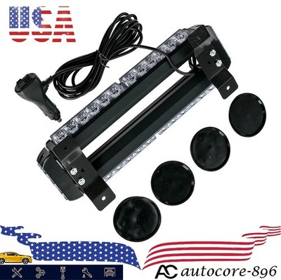 30 Led Trafic Advisor Light Strobe Beacon Light Yellow &white Aluminum 12V