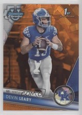 2023 Bowman U Chrome Sapphire Edition Orange 12/25 Devin Leary #56 3hd