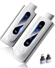 Wireless HDMI Transmitter and Receiver 328FT/100M, 4K Simplicity, Silver