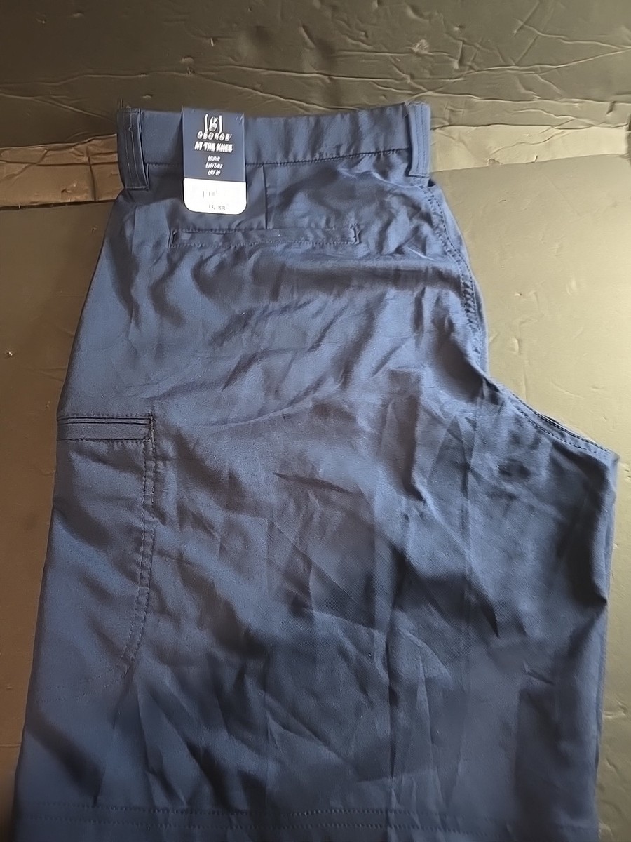 New George Men's Sz 40 Stretch GE Tech Cargo Short At The Knee