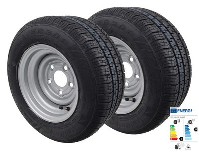 2x Komplettrad 195/55 R 10C 98/96P ET-4 Anhänger zB Security Reifen Humbaur 2025