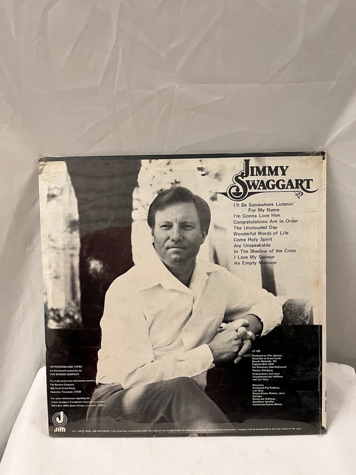 Jimmy Swaggart, Somewhere Listenin’ (1978) | Vinyl LP | NEW SEALED! - Image 2 of 2
