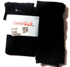  2 pr. Girl's Cat  Jacks 0-6 months Footed Tights