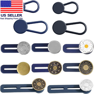 12PCS Button Extenders for Jeans,  Pants Button Extender - Instant Waistband Ext