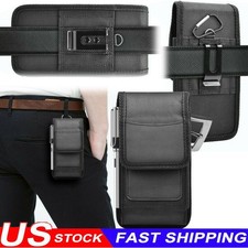 For Samsung S25 S24 S23 S22 S21 S20  Ultra Case Nylon Belt Clip Holster Pouch