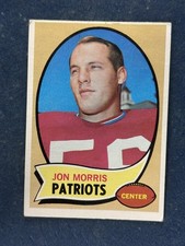 1970 Topps #214 Jon Morris Boston Patriots VG
