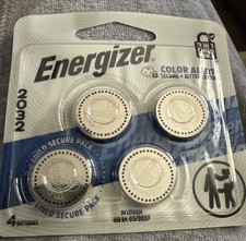 Energizer CR2032 3V Lithium Coin Cell Batteries - 4 Count Expires 2037
