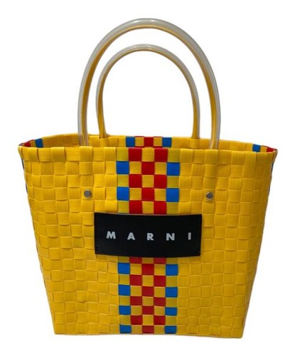 MARNI Flower Cafe Picnic Bag yellow