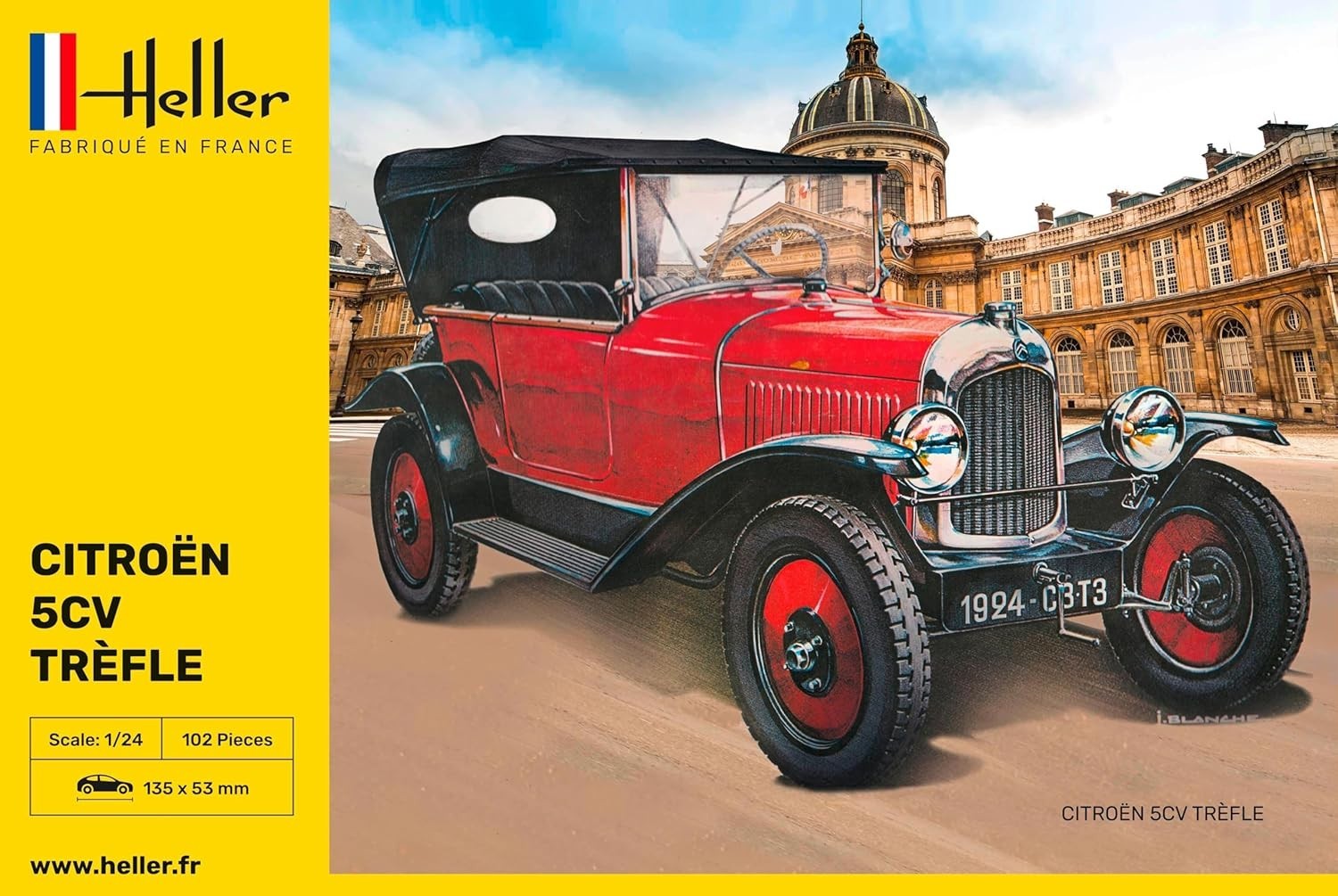 Heller Maquette Voiture : Citroã«N 5Cv Trefle - Image 2