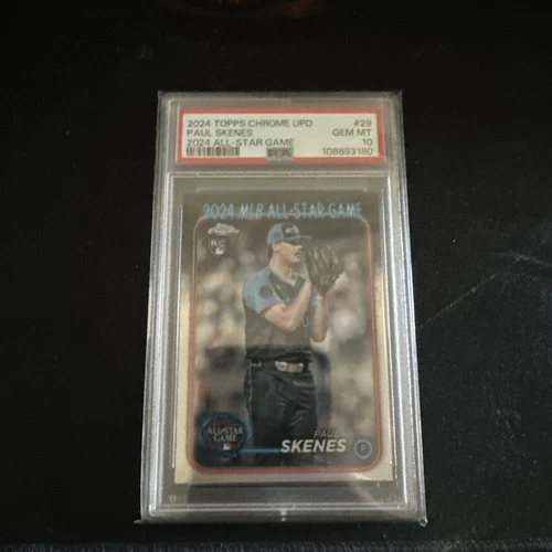 2024 Topps Chrome Update Paul Skenes #29 2024 All-Star Game RC PSA 10 ROY