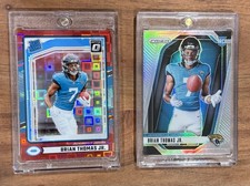 Bryan Thomas Jr. Lot of 2 2024 Rookies (Optic Pandora; Prizm Variation Prizm)