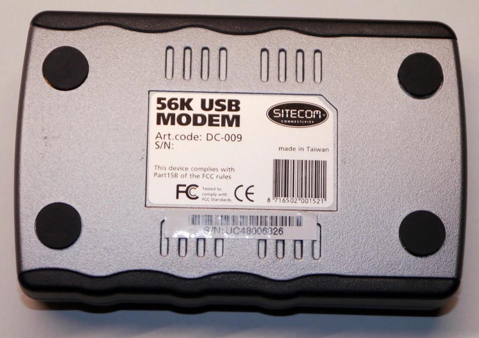 Sitecom USB Modem 56 Kbps Download Speed, Model DC-009 - Bild 2 von 4