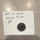 Indian Head Penny 1865 Small Cent Circulated Uncertified US Coin