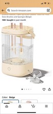 Electric Makeup Brush Cleaner  Dryer - Automatic Cleaning  Storage Device