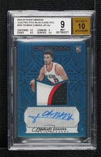 2023 Obsidian FOTL Electric Etch Blue Flood 3/16 Toumani Camara BGS 9 Auto 14t3