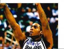MICHIGAN STATE SPARTANS BRANDEN DAWSON SIGNED FREE THROW 8X10