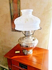1895  B&H Bradley & Hubbard NO 5 Radiant Kerosene Oil Lamp Electric Light Shade 