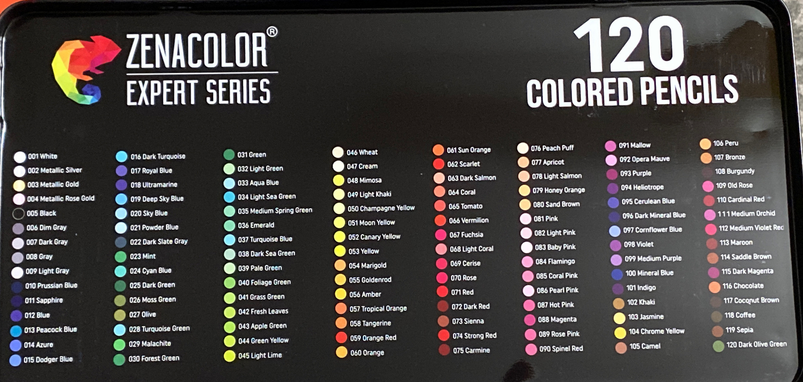 (20) Zenacolor Expert Series Colored Pencils  (Metallic Rose Gold - 004) BULK