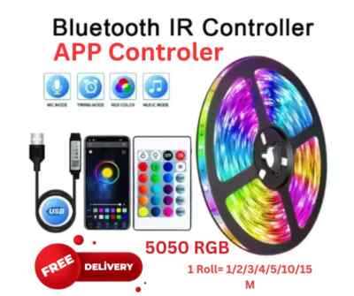 LED Streifen Lichter USB 1-30m 5050 RGB Farbwechsel Band für Küche Schrank, TV