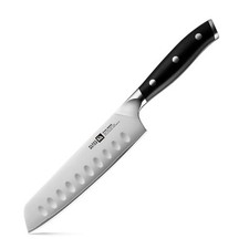 Klaus Meyer Stahl High Carbon Tri-ply Steel 5.5 inch Santoku Kitchen Chef Knife