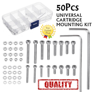 Universal-Mounting-Kit-Turntable-Headshell-Cartridge-Stainless-Steel-Bolts-Screw
