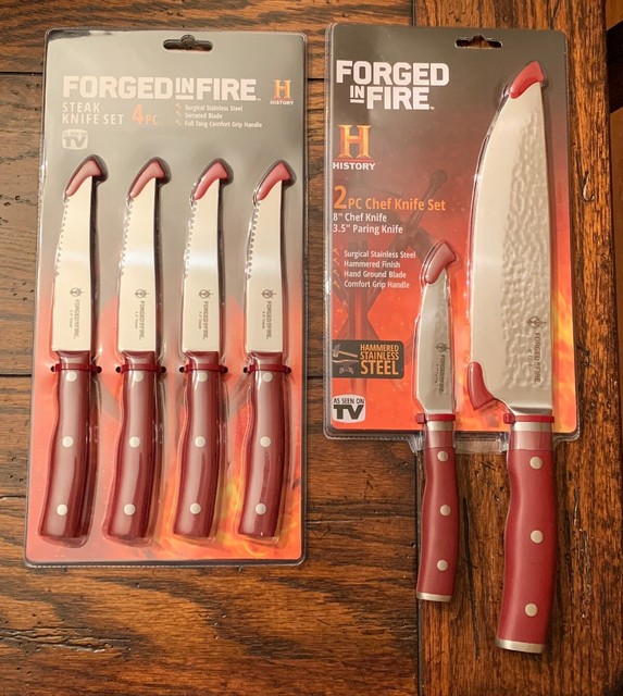in Fire Combo Pack 4pc Steak Knife Set & 2pc Chef Knife Set eBay