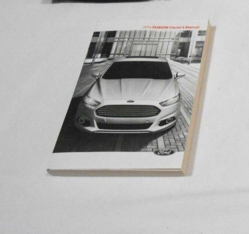 2014 FORD FUSION OWNER'S MANUAL 6/PC.SET & BLACK FORD DENIM CASE VERY NICE - Picture 2 of 5