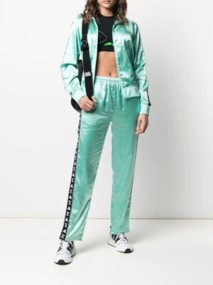Kappa Juicy Couture Enea Women s Pants Mint Black Track Pants In Medium 31179LW