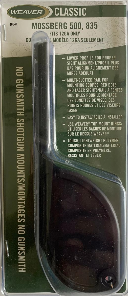 Weaver No Gunsmith Shotgun Mount for Mossberg 500 - Image 4