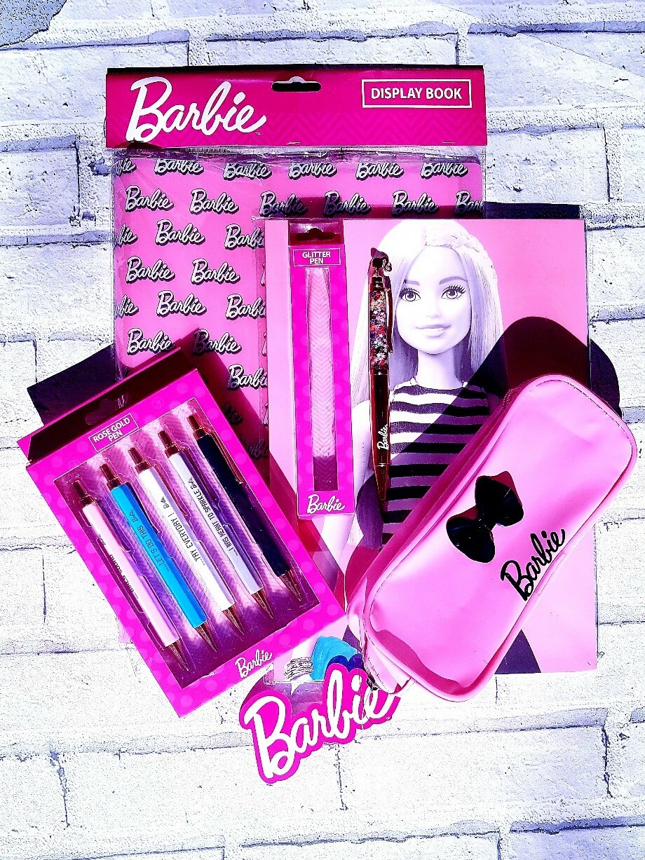 barbie stationery kit