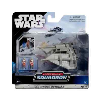 Jazwares Star Wars Micro Galaxy Squadron Luke Skywalker Snowspeeder Series 2