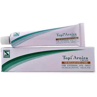 Willmar Schwabe India Topi Arnica Cream (25g),pains and sprains, provides warmth