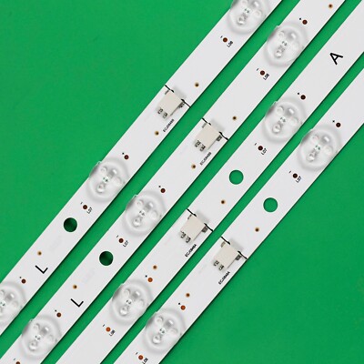 4pcs TV LED Backlight Strips For Toshiba 55UL3A63DG 55U2963DBT