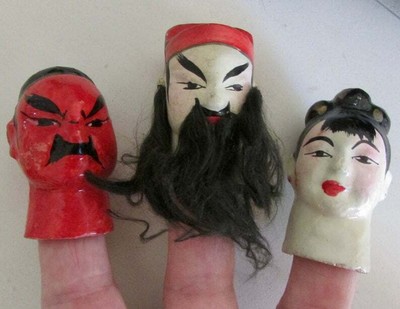 vintage finger puppets